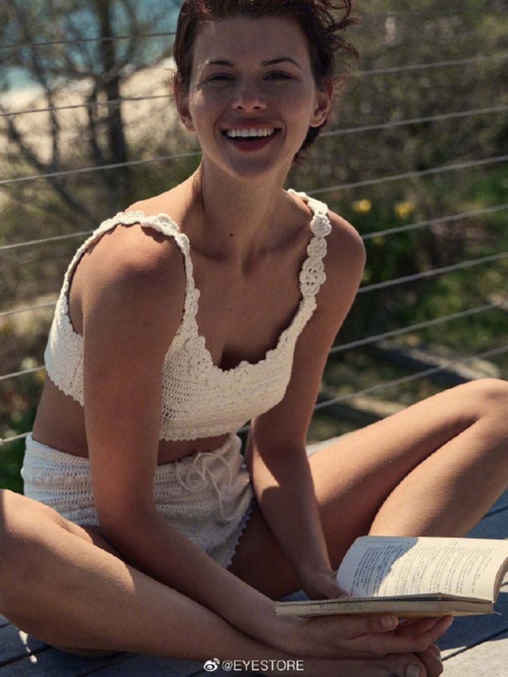 DOEN Anita Crochet Top S